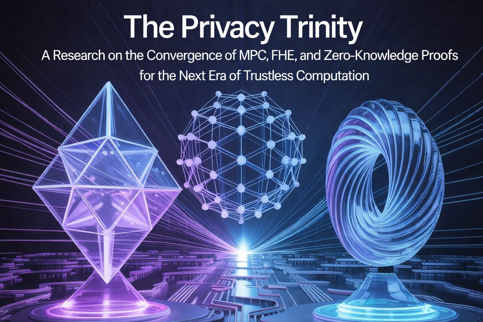 Privacy Trinity: MPC, FHE, and ZKPs Convergence Architecture